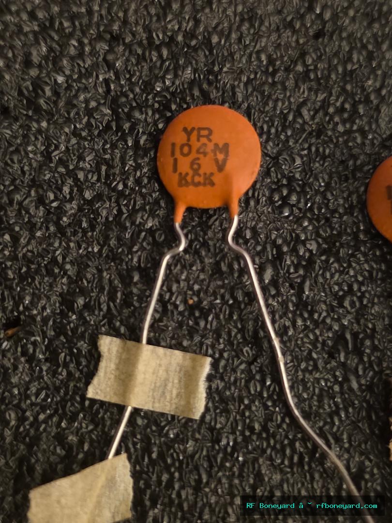 10-Pack 104M 0.1uF 16V Ceramic Capacitors – Sample Tested 114.25nF – NOS / Surplus