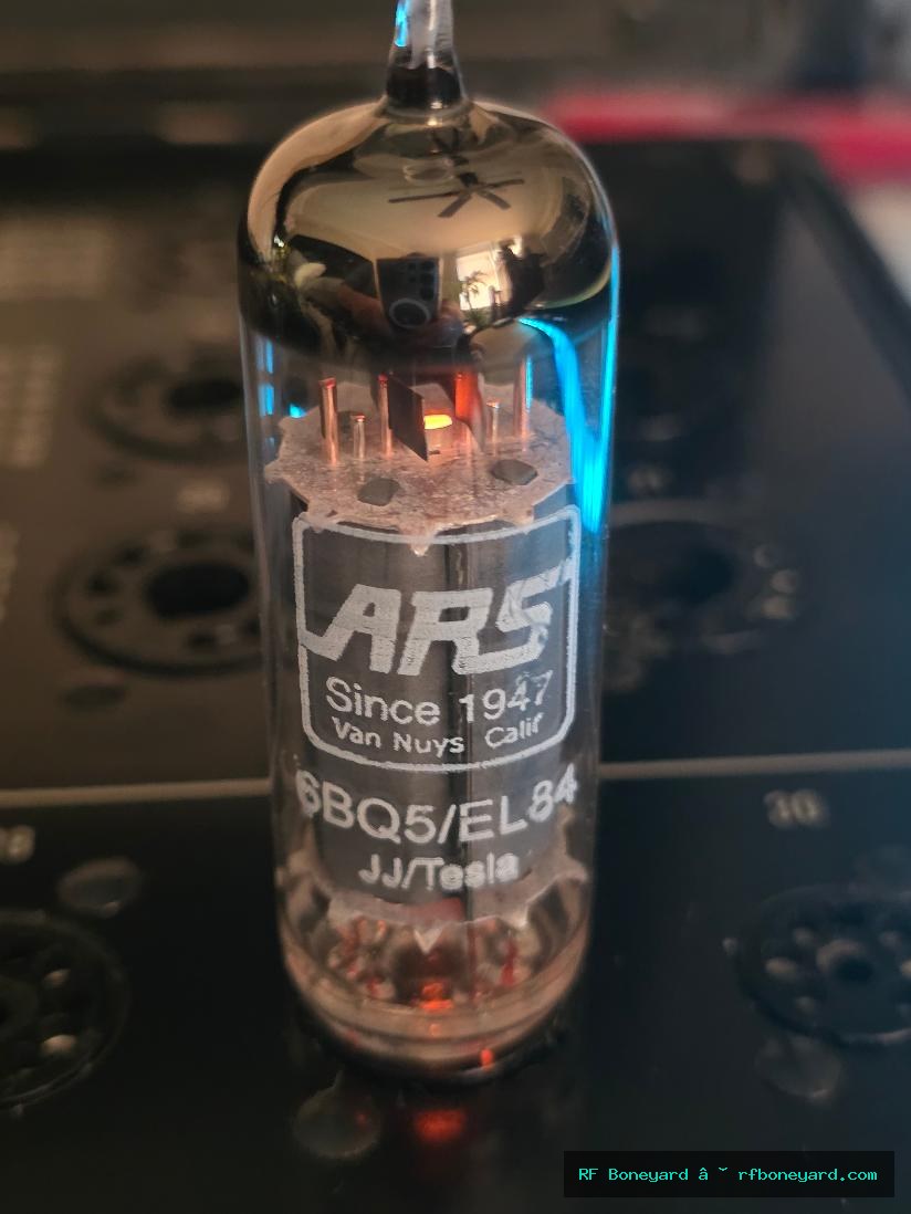 ARS-Branded JJ/Tesla 6BQ5 / EL84 Closely Matched Quad Tested Power Output Vacuum Tubes
