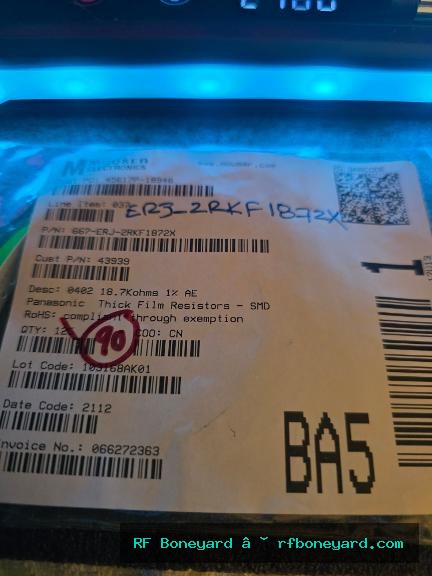 Panasonic ERJ-2RKF1872X 18.7k? 1% 0.1W 0402 Thick Film SMD Resistors – 90 Pieces