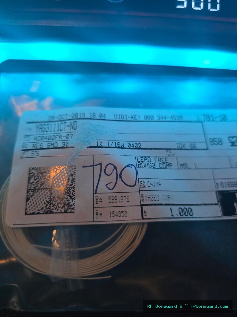 YAGEO RC0402FR-0730R1L 30.1 Ohm 1% 0402 SMD Resistors – Qty 790