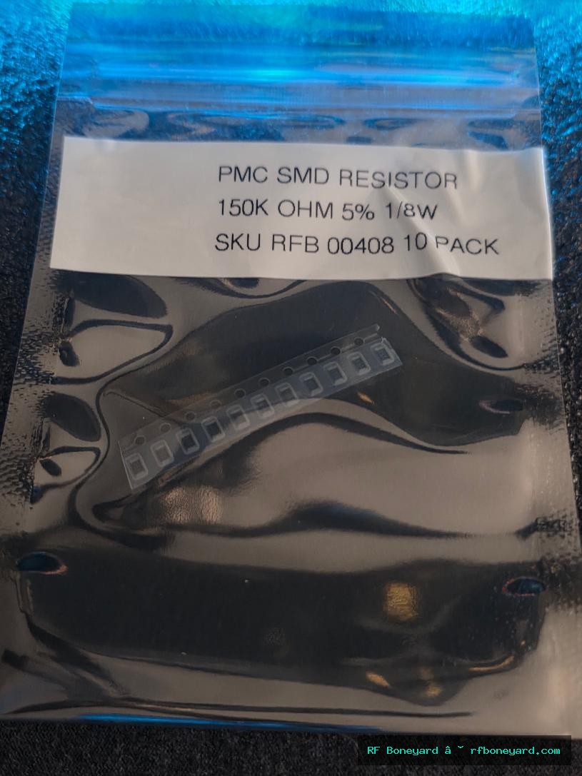 PMC 1001541J150K8 150K Ohm 5% 1/8W 0805 SMD Resistor – 10 Pack
