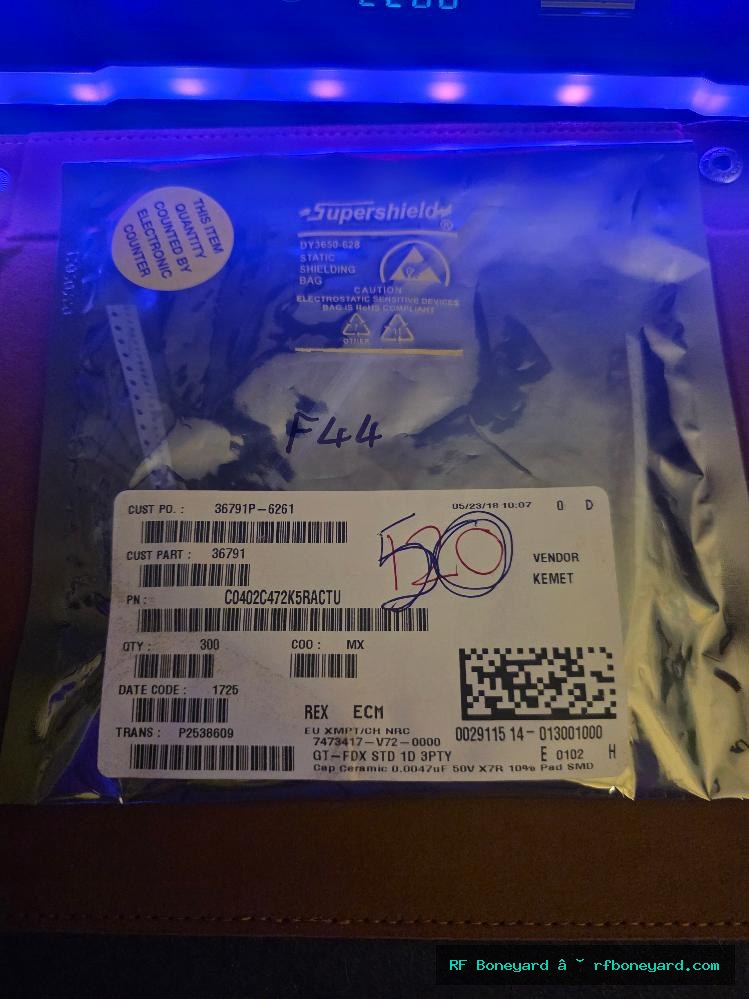 KEMET C0402C472K5RACTU 4700pF 4.7nF 50V X7R 0402 SMD Ceramic Capacitors 50pcs