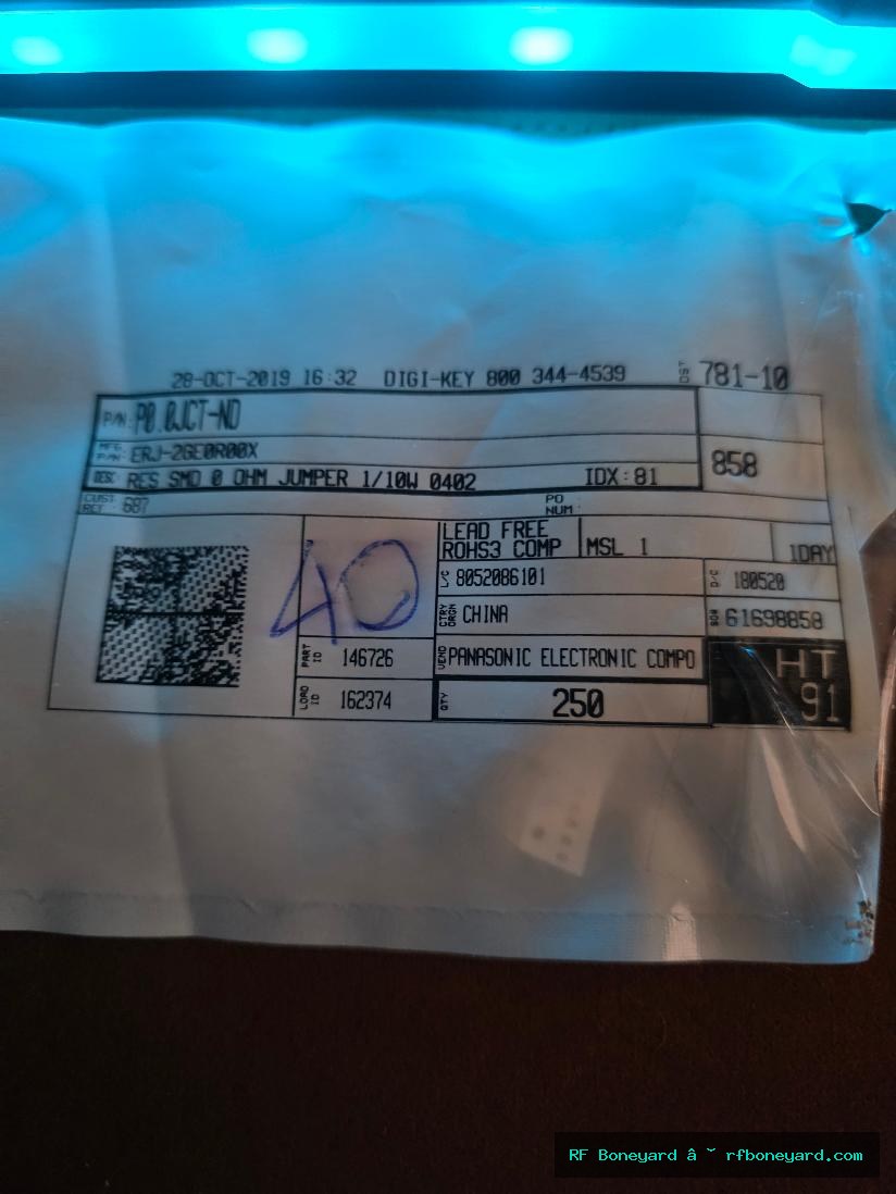 Panasonic ERJ-2GE0R00X 0 ohm 1/10W 0402 SMD Jumper Resistor 40-Pack