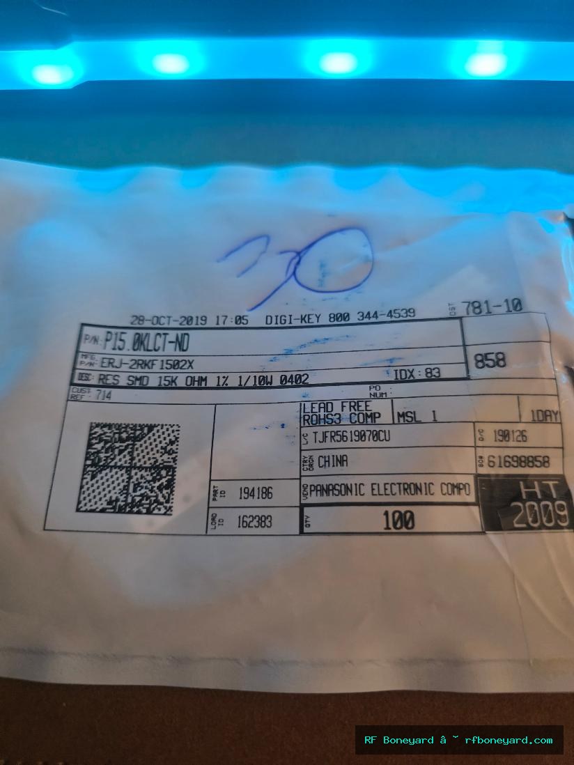 Panasonic ERJ-2RKF1502X 15K ohm 1% 0.1W 0402 SMD Thick Film Resistors 30 pcs