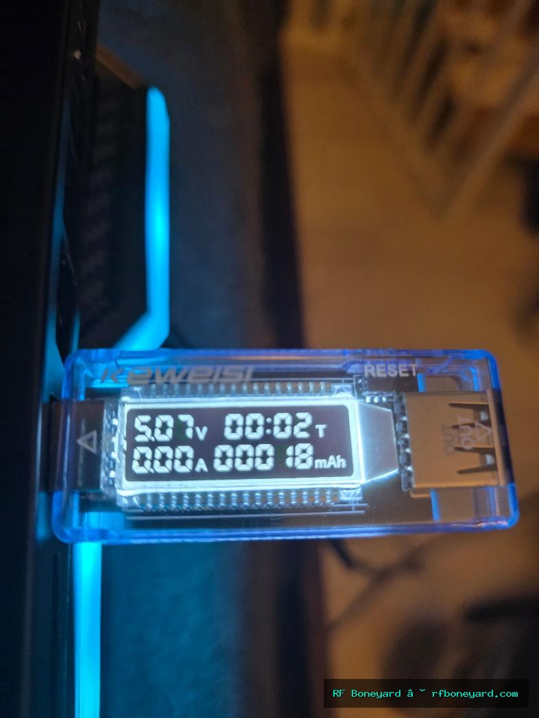 KEWEISI KWS-V20 Digital USB Voltage Current Capacity Tester 4-20V 0-3A