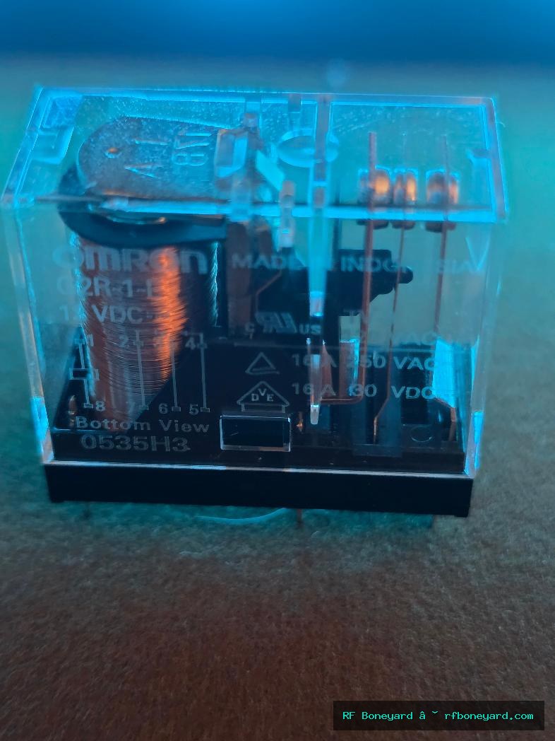 Omron G2R-1-E-DC12 High-Capacity SPDT Power Relay 12VDC Coil 16A PCB Mount