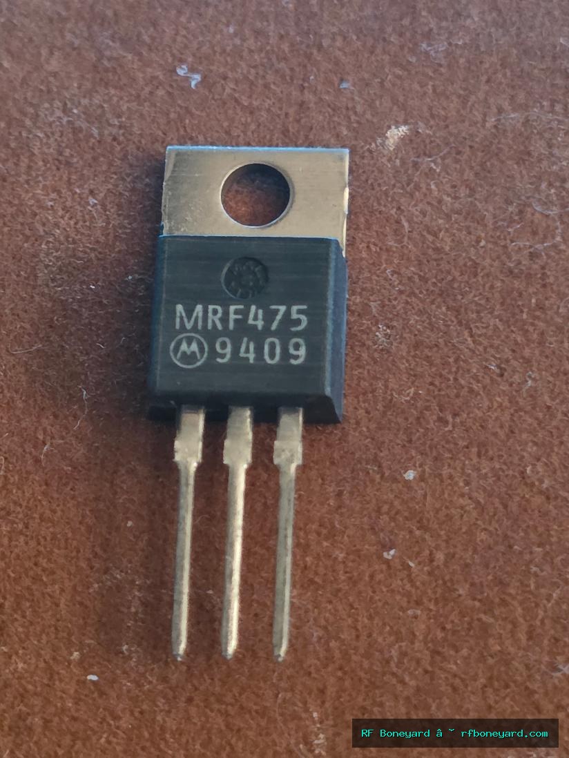 Motorola MRF475 NPN RF Power Transistor 12W 30MHz CB Radio Final RF Parts Stock Bench Tested