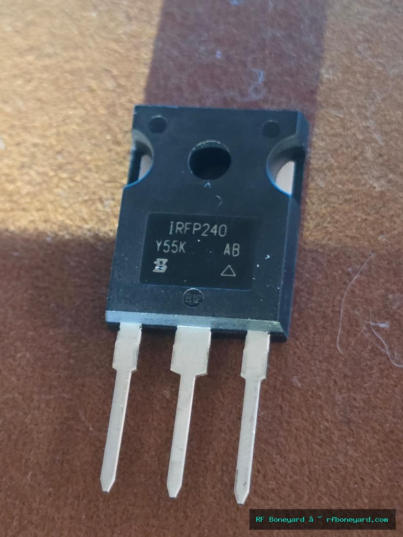 International Rectifier IRFP240 N-Channel Power MOSFET 200V 20A TO-247 Bench Tested