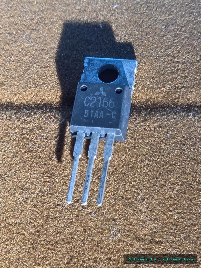Mitsubishi 2SC2166 NPN RF Power Driver Transistor 27MHz Cobra 2000 GTL Bench Tested