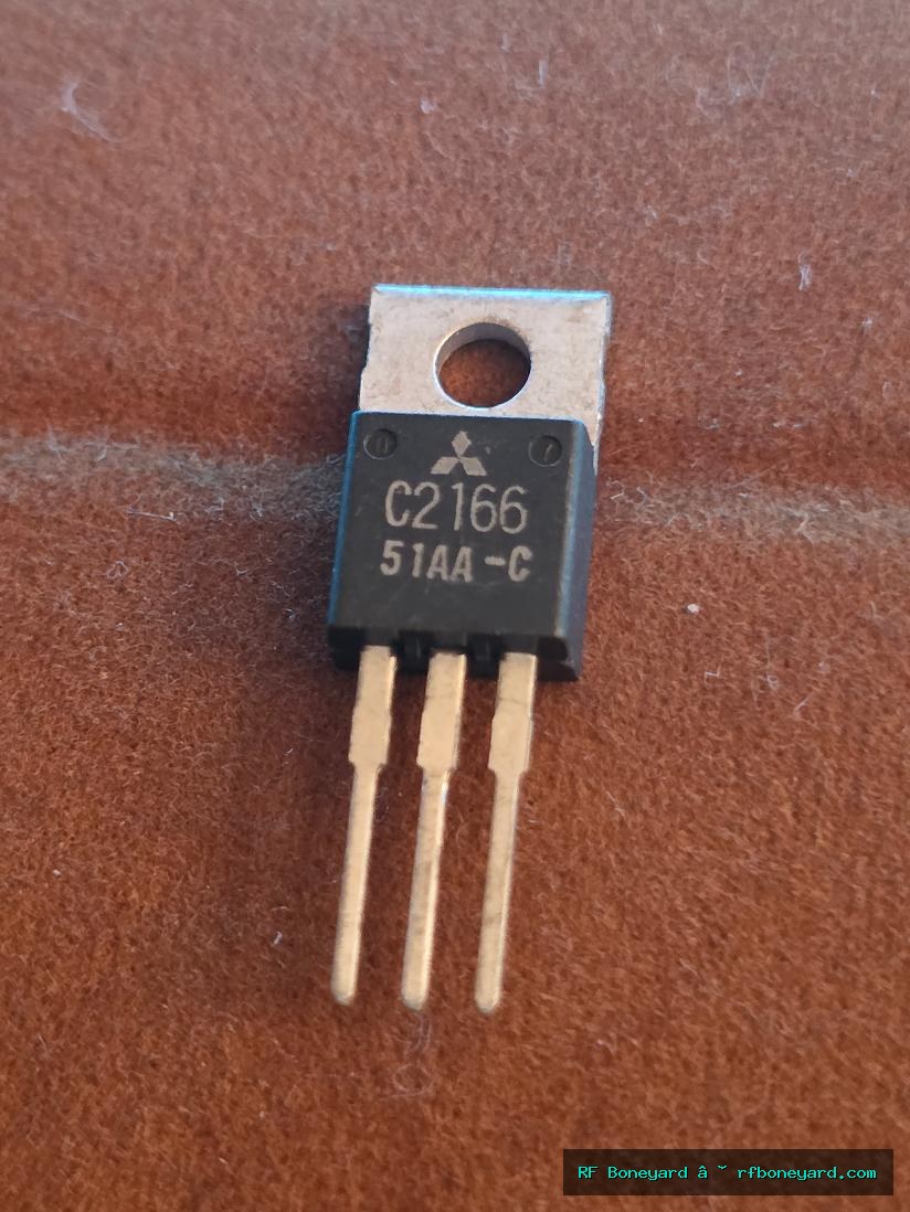 Mitsubishi 2SC2166 NPN RF Power Driver Transistor 27MHz Cobra 2000 GTL NOS Bench Tested