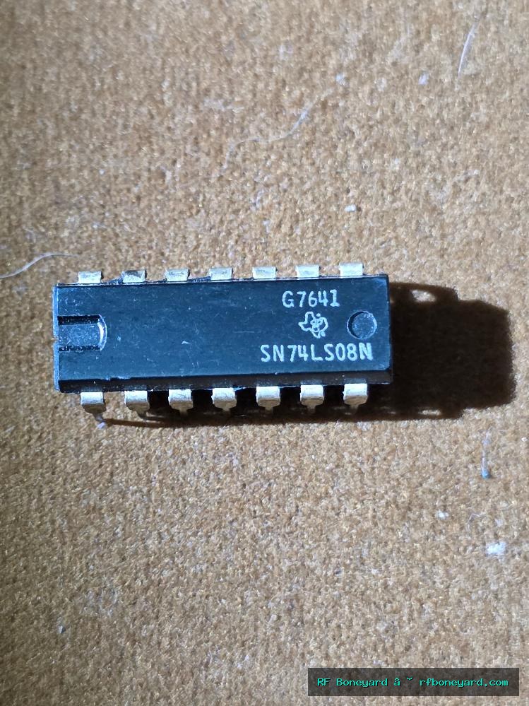 Texas Instruments SN74LS08N Quad 2-Input AND Gate Low-Power Schottky TTL IC DIP-14 Vintage – 1 Piece