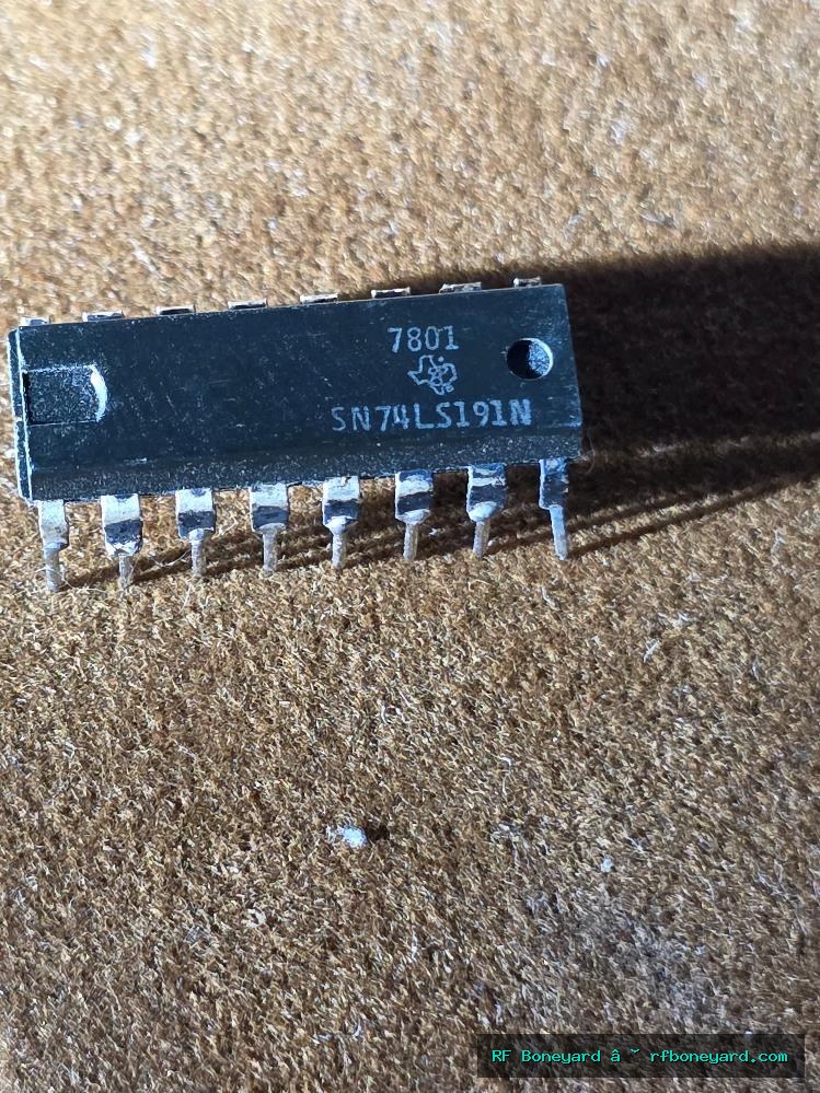 Texas Instruments SN74LS191N Vintage 1978 TTL 4-Bit Up Down Binary Counter DIP-16 Arcade Logic IC