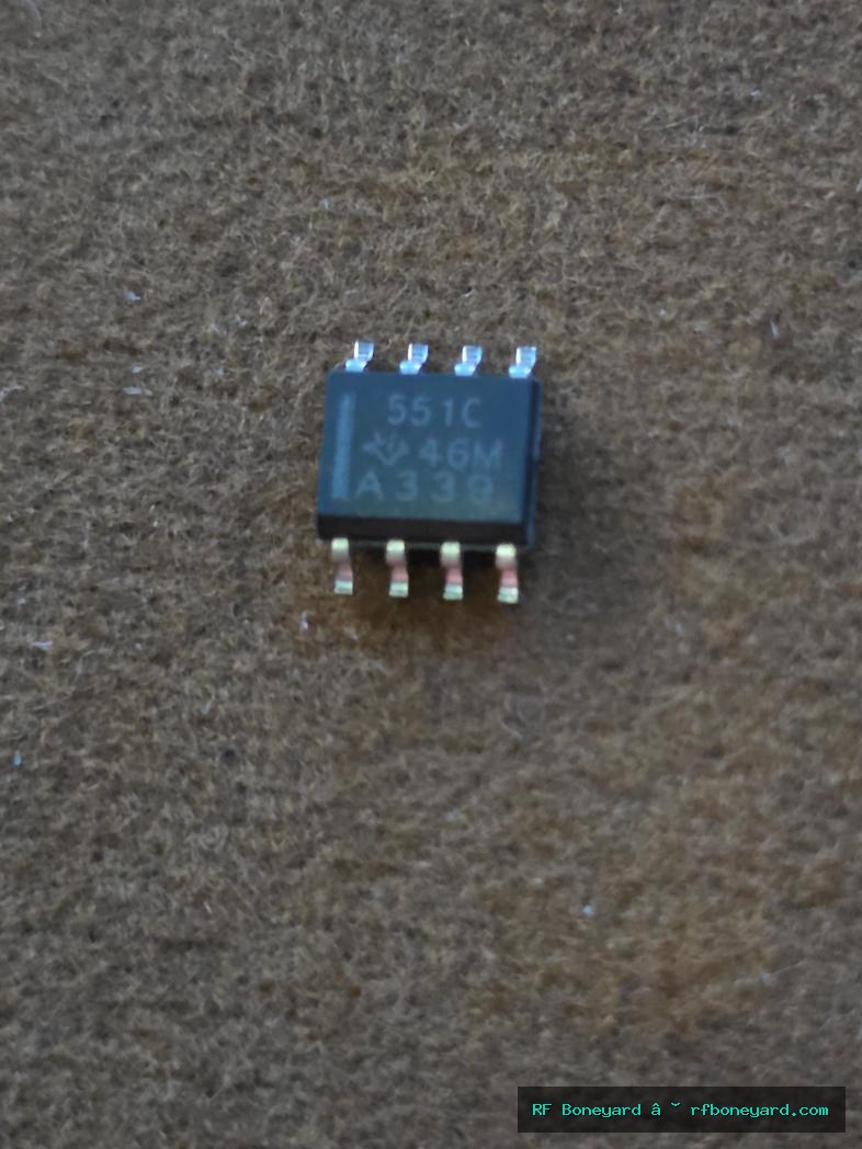 TEXAS INSTRUMENTS TLC551CD 2 MHz LinCMOS LOW-POWER CMOS 555 TIMER SOIC-8 1 PC