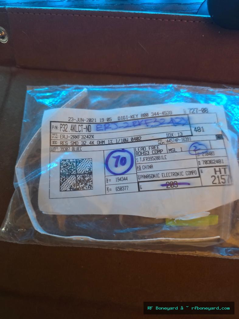Panasonic 32.4K ohm 1% 1/10W 0402 Thick Film Resistor 70 PCS PACK