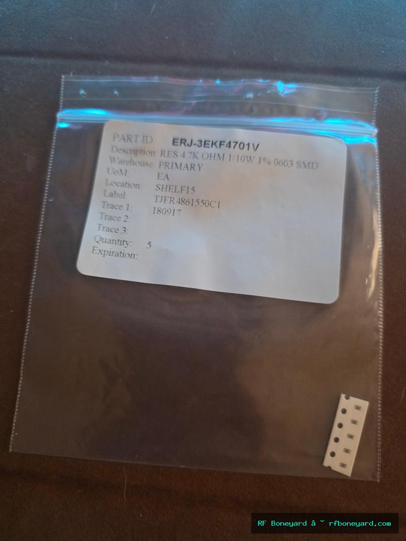 Panasonic ERJ-3EKF4701V 4.7K Ohm 1% 0603 Thick Film Resistor  5pcs