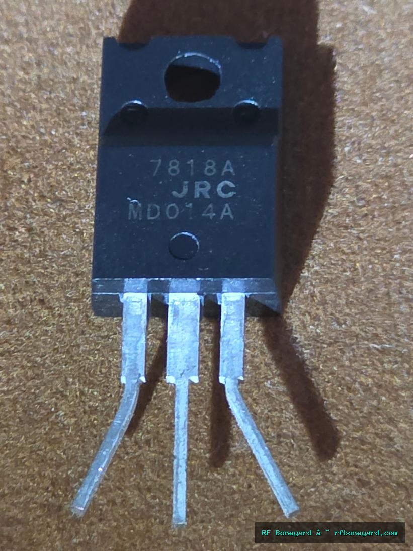 Nisshinbo JRC NJM7818FA 18V 1.5A TO-220F Linear Voltage Regulator 1 PCS