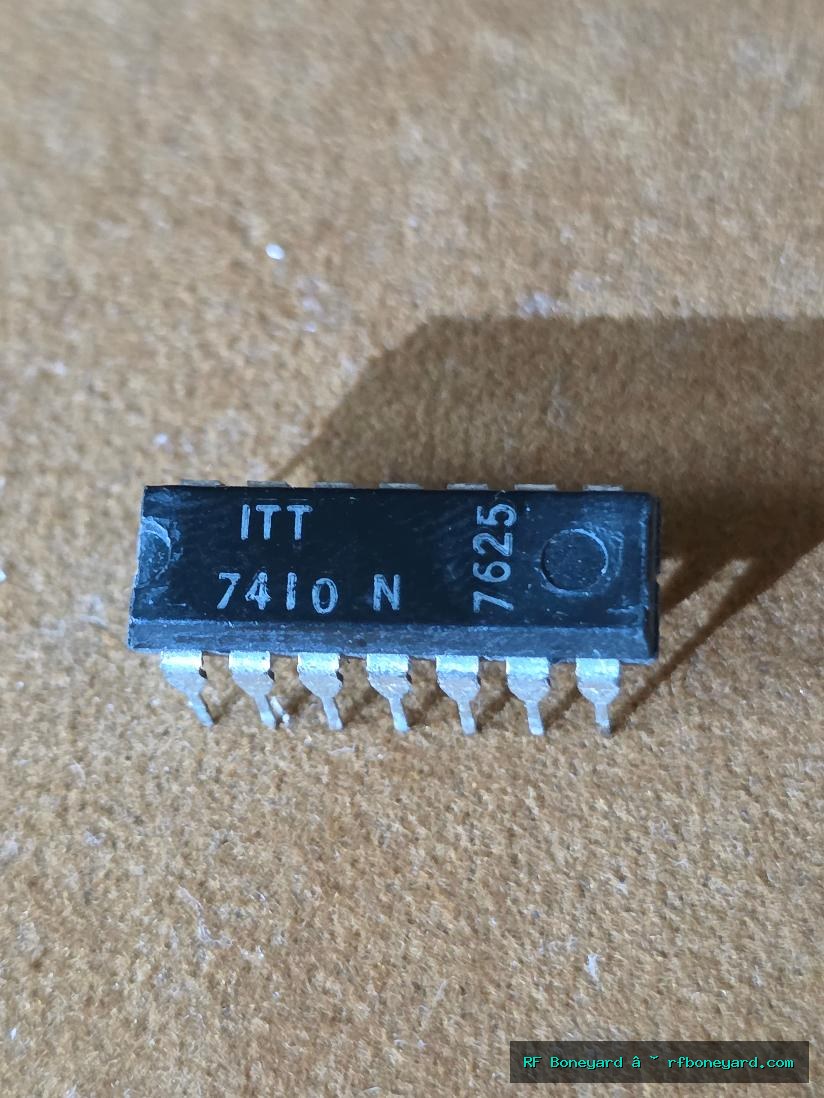 ITT 7410N Triple 3-Input NAND Gate TTL Logic IC DIP-14 Arcade Repair NOS 1 PCS