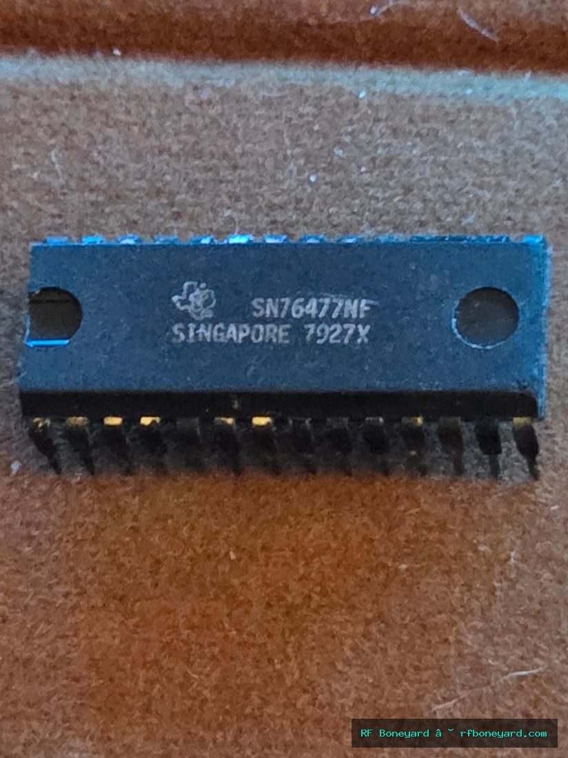Texas Instruments SN76477NF Complex Sound Generator Vintage Arcade Sound IC 1979 NOS