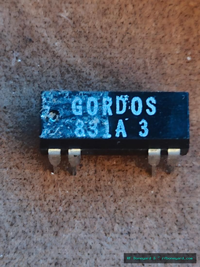 Gordos 831A3 Vintage Molded Reed Relay 1 PCS