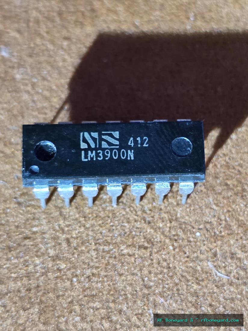 National Semiconductor LM3900N Vintage Quad Norton Operational Amplifier DIP-14