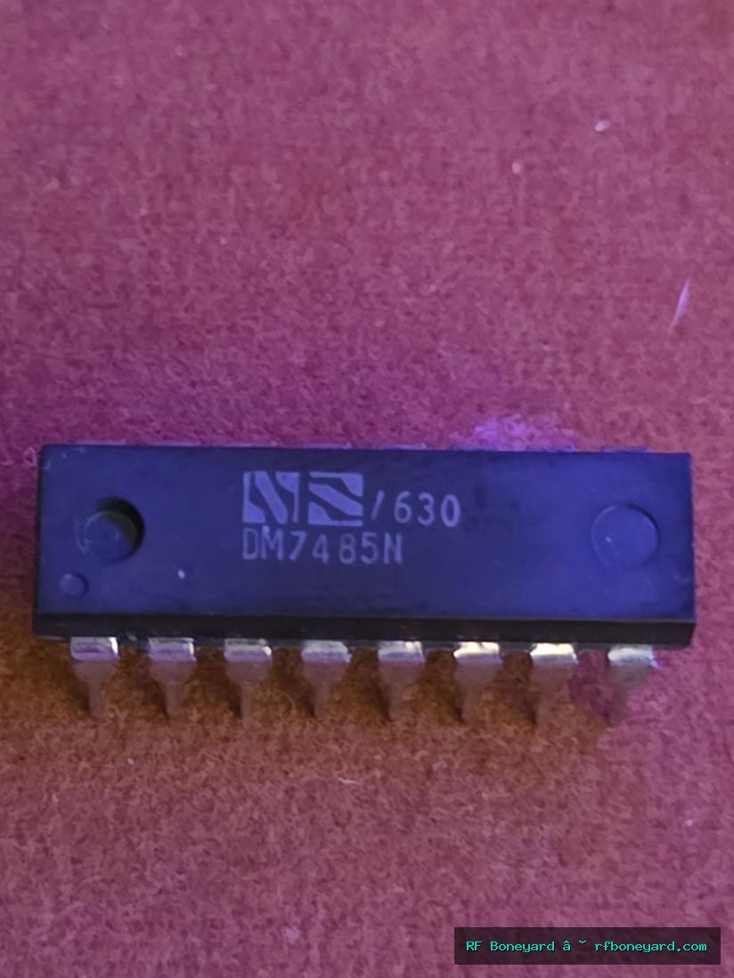 National Semiconductor DM7485N Vintage 4-Bit Magnitude Comparator TTL Logic IC