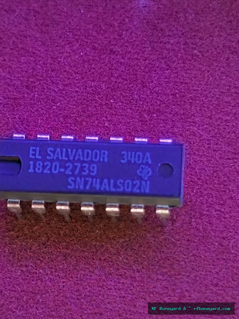 Texas Instruments SN74ALS02N Quad 2-Input NOR Gate DIP-14 HP 1820-2739 El Salvador