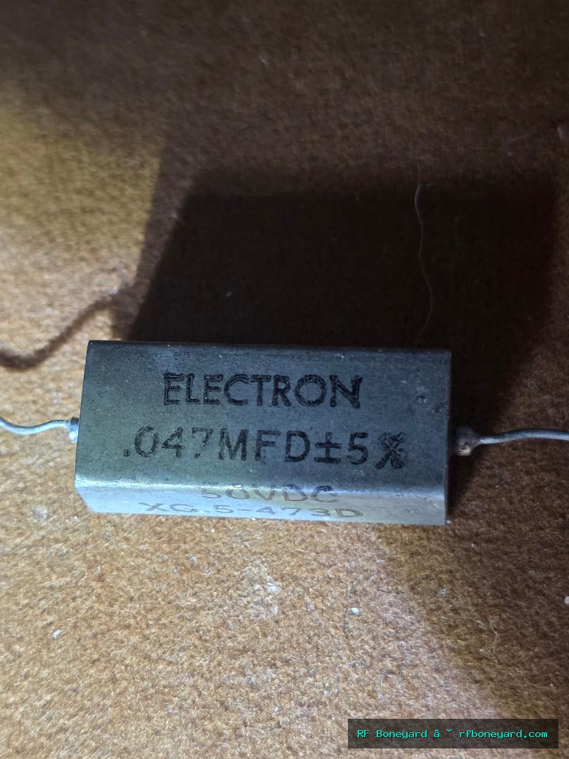 Electron XG.5-473D 0.047uF 50VDC 5% Vintage Capacitor