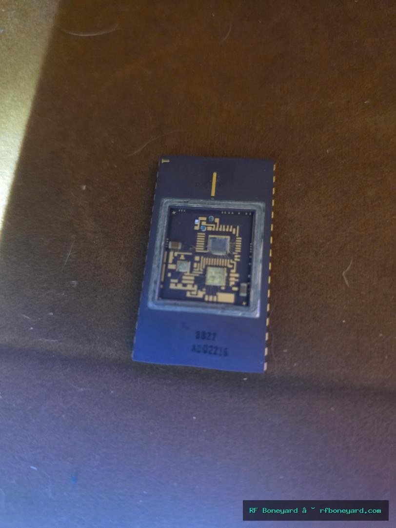 Vintage A502215 Decapped Ceramic Hybrid IC Gold-Plated Leads Exposed Dies Collectible