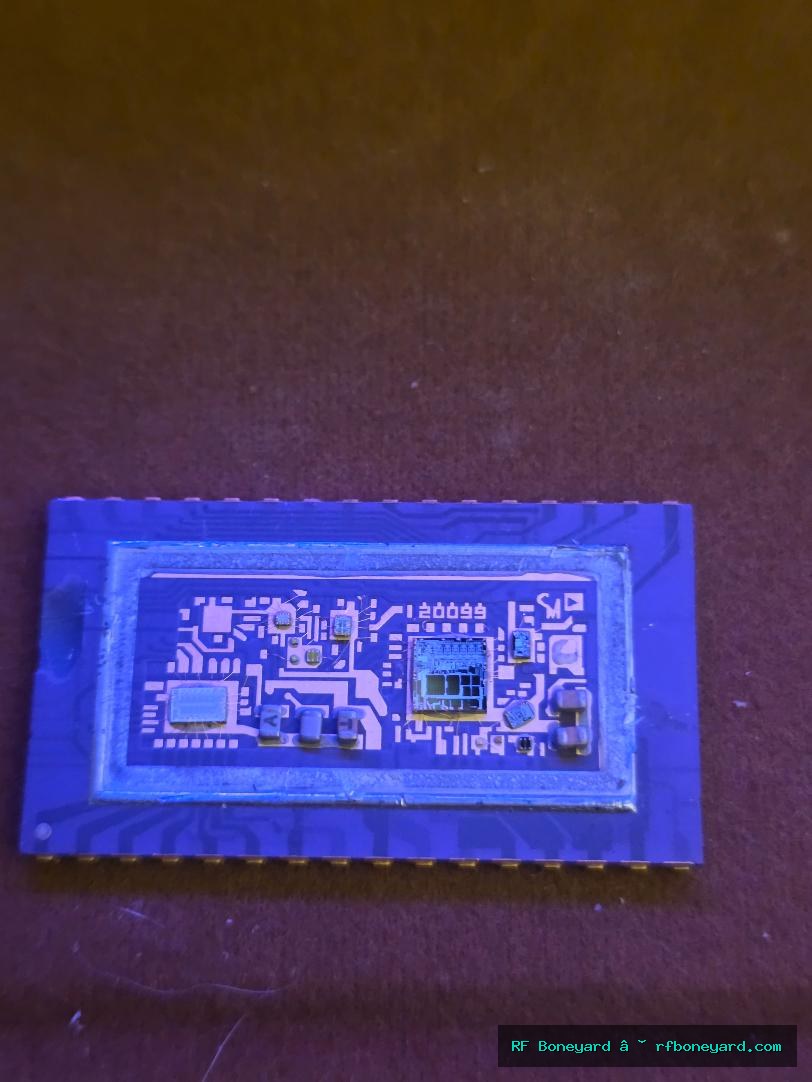 Vintage Decapped Ceramic Hybrid IC Gold-Plated Leads Exposed Die Collectible