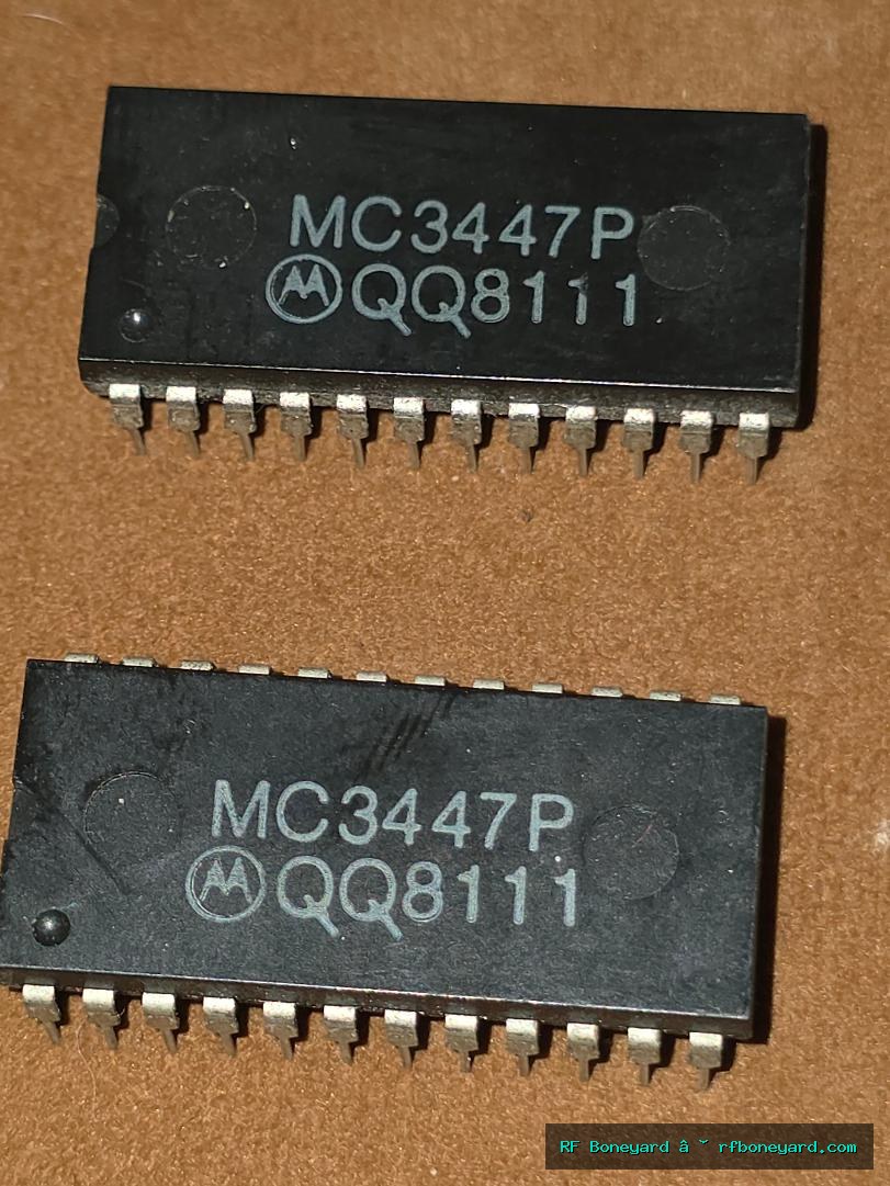 Motorola MC3447P IEEE-488 GPIB Bidirectional Instrumentation Bus Transceiver 24-Pin DIP Pair
