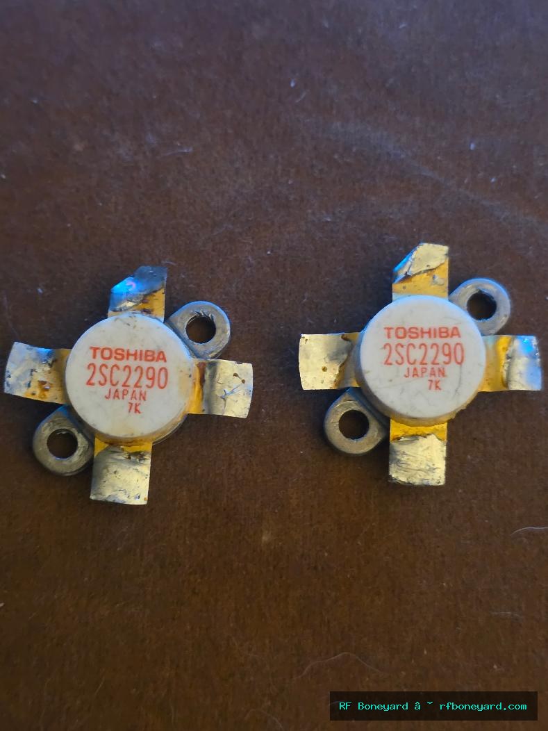 Toshiba 2SC2290 PAIR NPN RF Power Transistor Japan Bench Tested