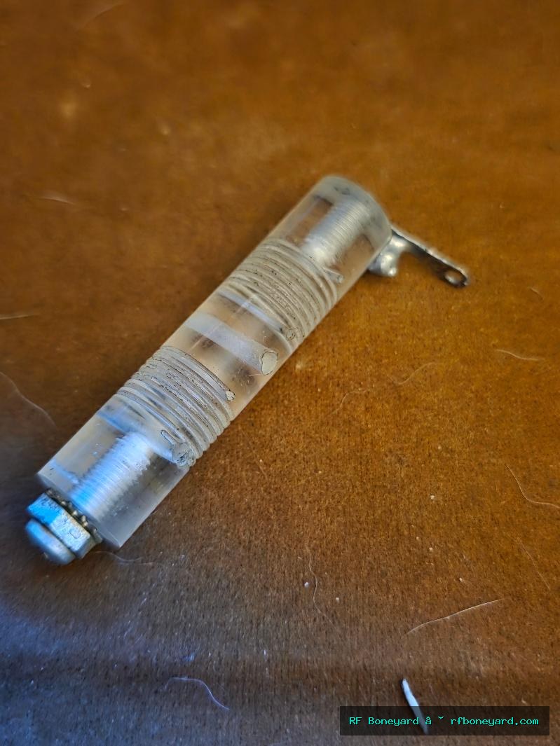 Vintage Heavy-Duty RF Air-Core Coil Adjustable Inductor Assembly