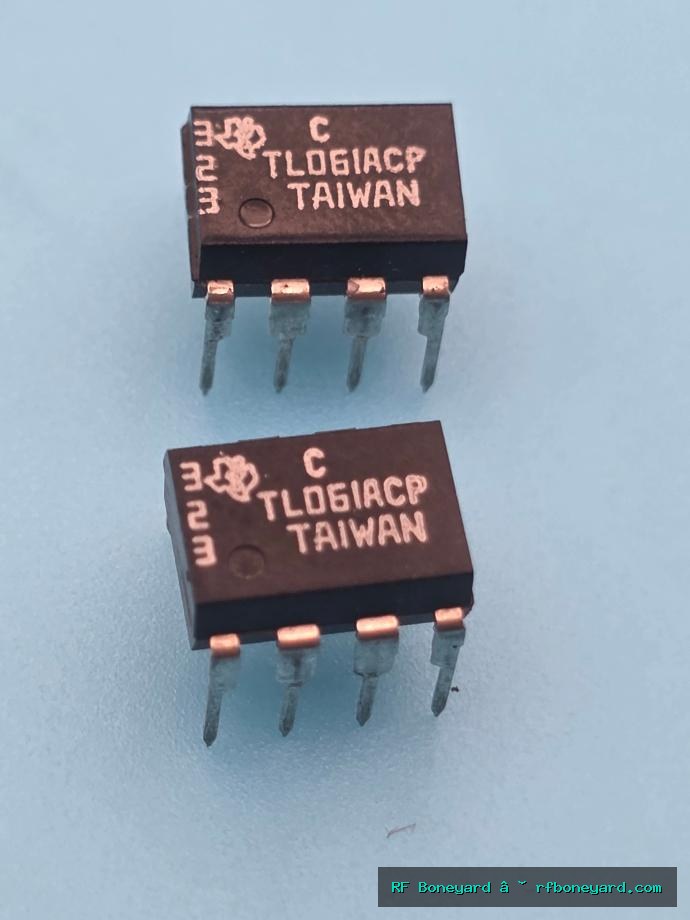 2 PCS Texas Instruments TL061ACP Vintage JFET Operational Amplifier DIP8