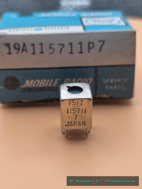 General Electric 19A115711P7 455 kHz IF Transformer Vintage Mobile Radio NOS
