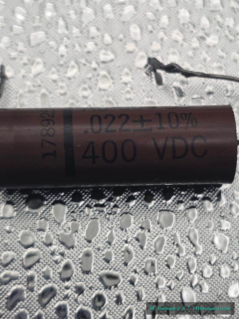 Hammond A0-503-53 Vintage 0.022uF 400V Axial Capacitor
